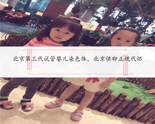 北京第三代试管婴儿染色体，北京供卵正规代怀