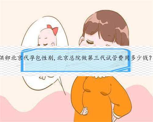 供卵北京代孕包性别,北京总院做第三代试管费用多少钱？
