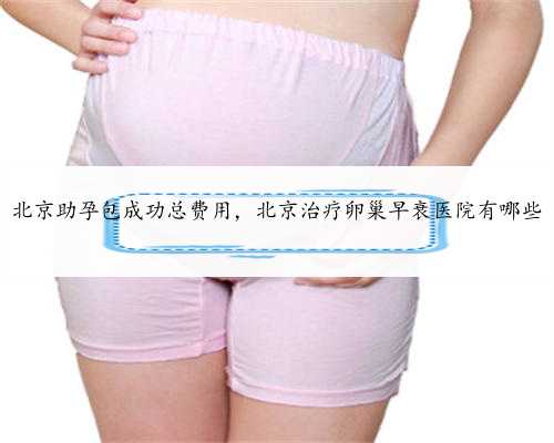 北京助孕包成功总费用，北京治疗卵巢早衰医院有哪些